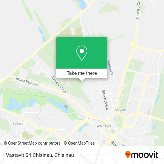 Vastavit Srl Chisinau map