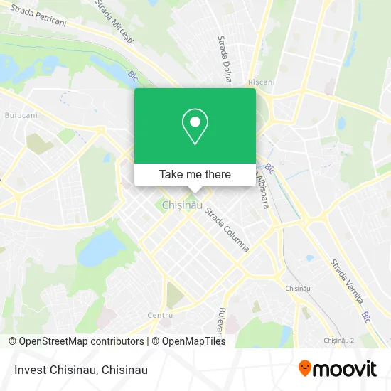 Invest Chisinau map