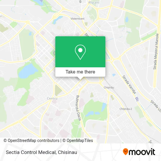 Sectia Control Medical map