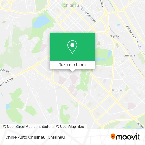 Chirie Auto Chisinau map