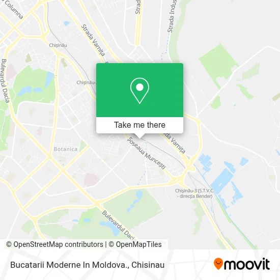 Bucatarii Moderne In Moldova. map
