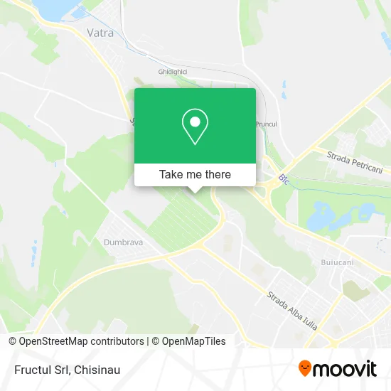 Fructul Srl map