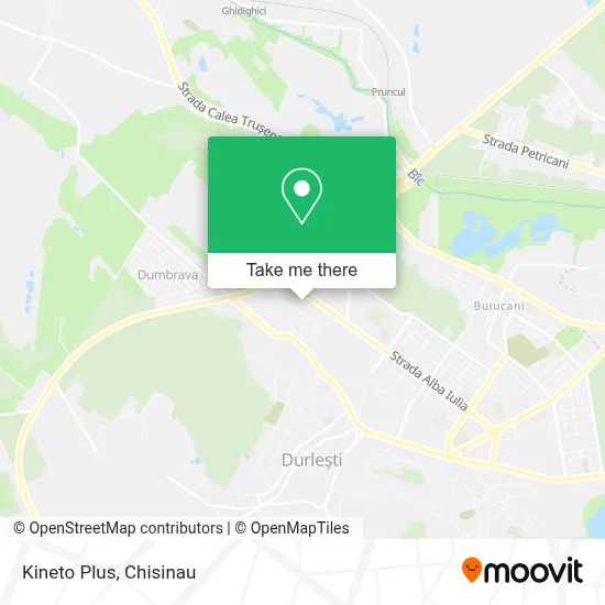 Kineto Plus map