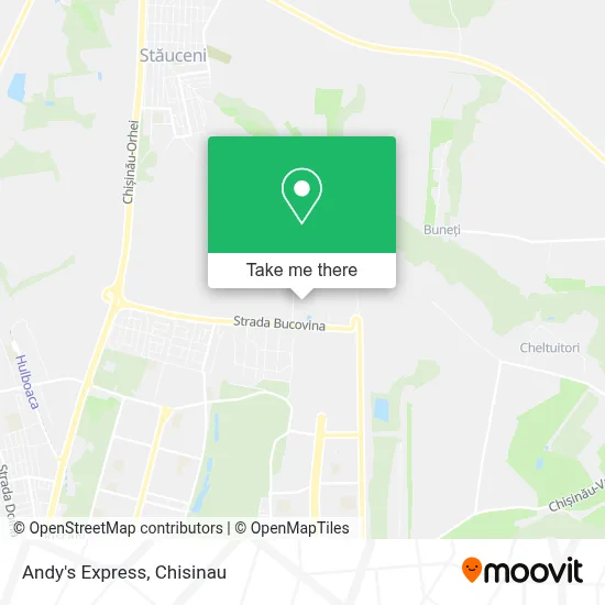 Andy's Express map