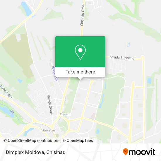 Dimplex Moldova map