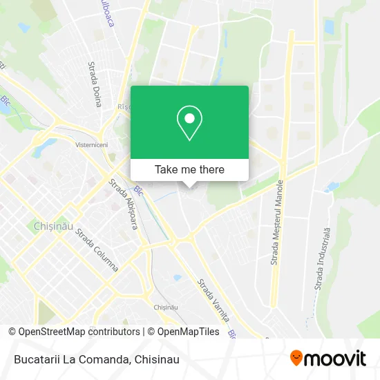 Bucatarii La Comanda map