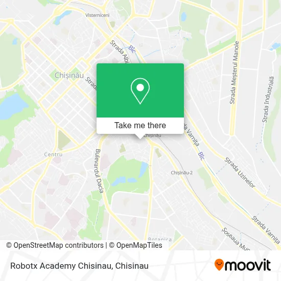 Robotx Academy Chisinau map