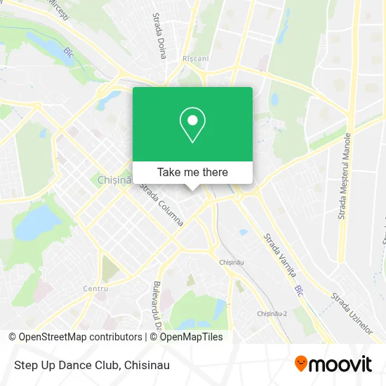 Step Up Dance Club map