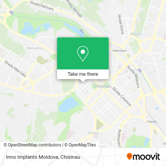 Inno Implants Moldova map