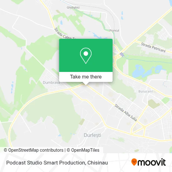 Podcast Studio Smart Production map