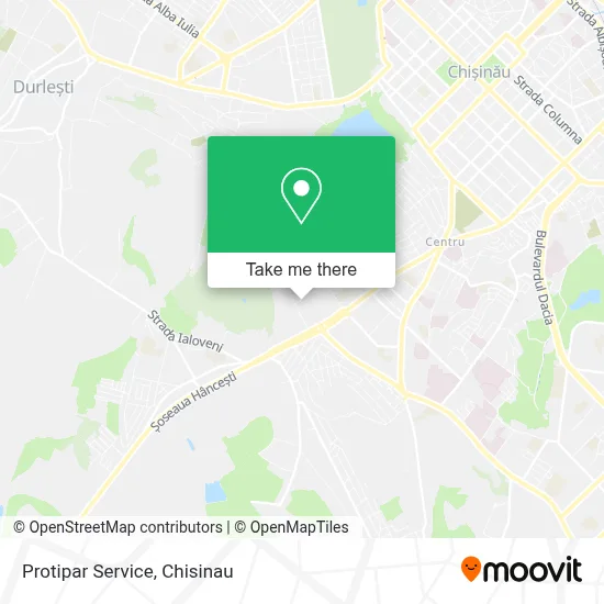 Protipar Service map