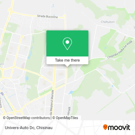 Univers-Auto Dc map
