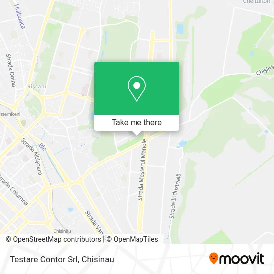 Testare Contor Srl map