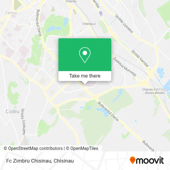 Fc Zimbru Chisinau map