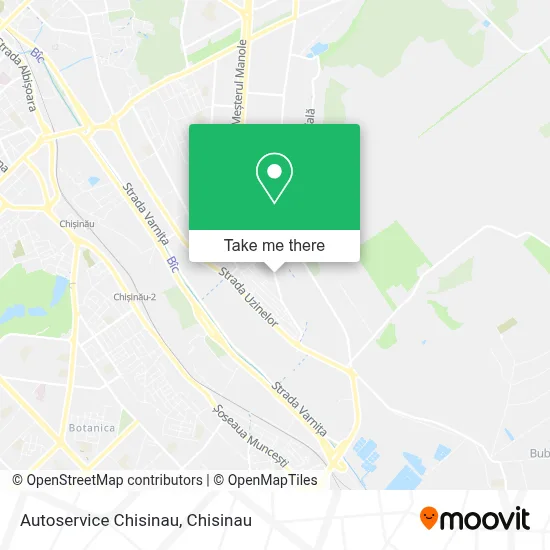 Autoservice Chisinau map