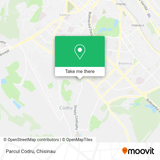 Parcul Codru map