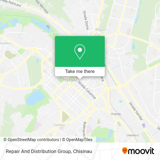 Repair And Distribution Group map