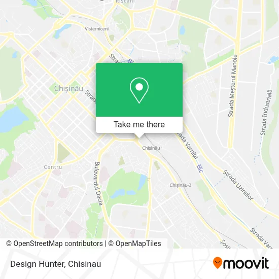 Design Hunter map