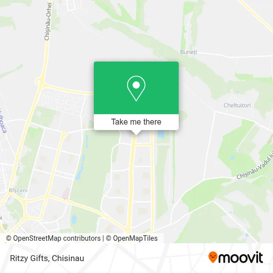 Ritzy Gifts map