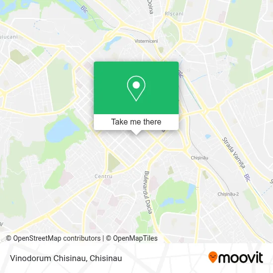 Vinodorum Chisinau map