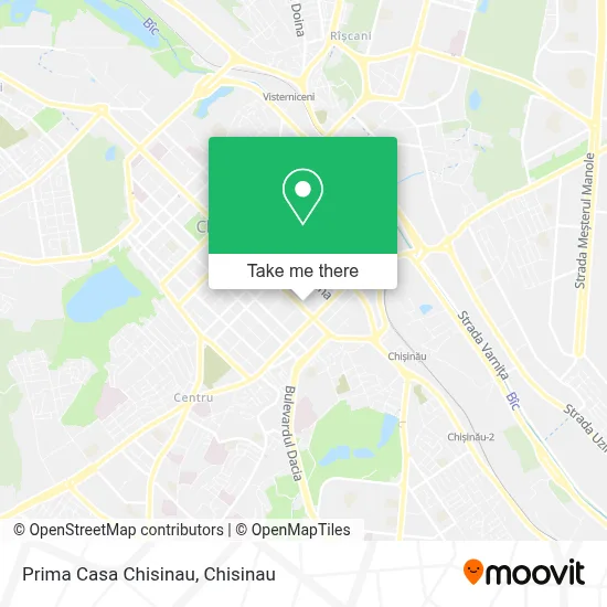 Prima Casa Chisinau map