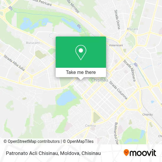 Patronato Acli Chisinau, Moldova map