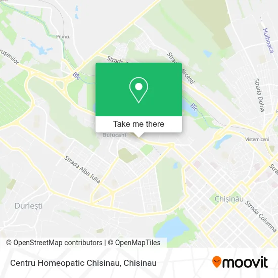 Centru Homeopatic Chisinau map