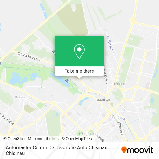 Automaster Centru De Deservire Auto Chisinau map