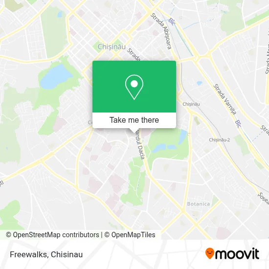 Freewalks map