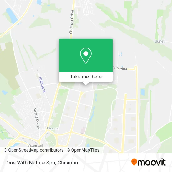 One With Nature Spa map