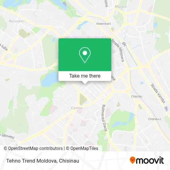 Tehno Trend Moldova map