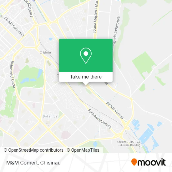 M&M Comert map