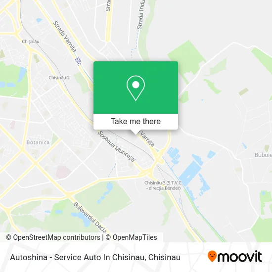 Autoshina - Service Auto In Chisinau map