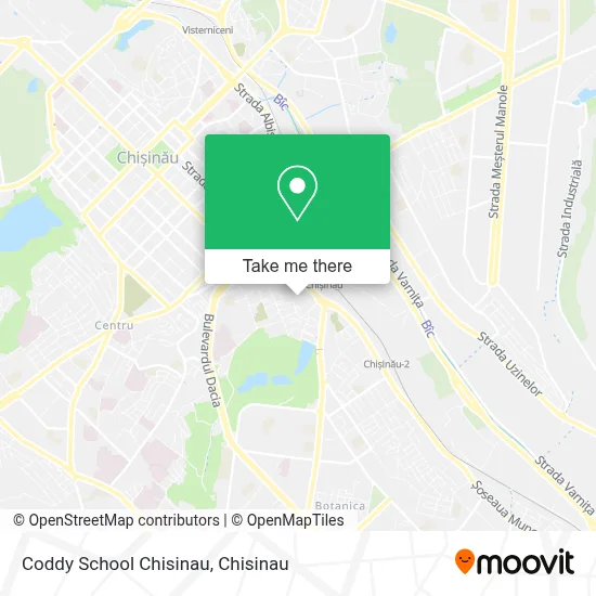 Coddy School Chisinau map