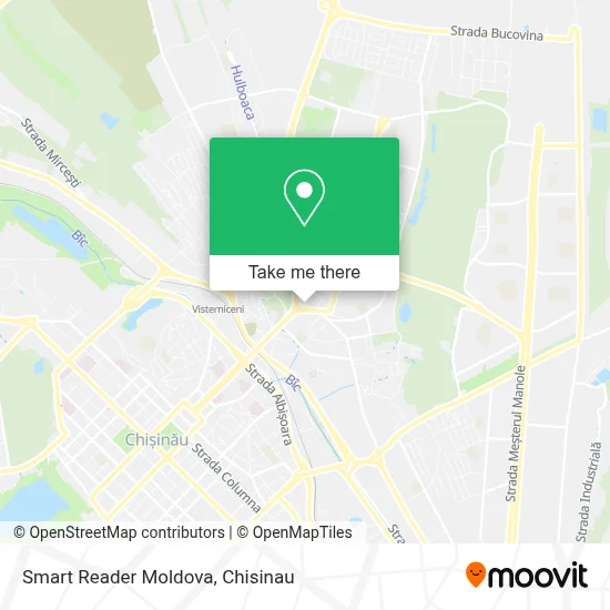 Smart Reader Moldova map