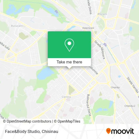 Face&Body Studio map