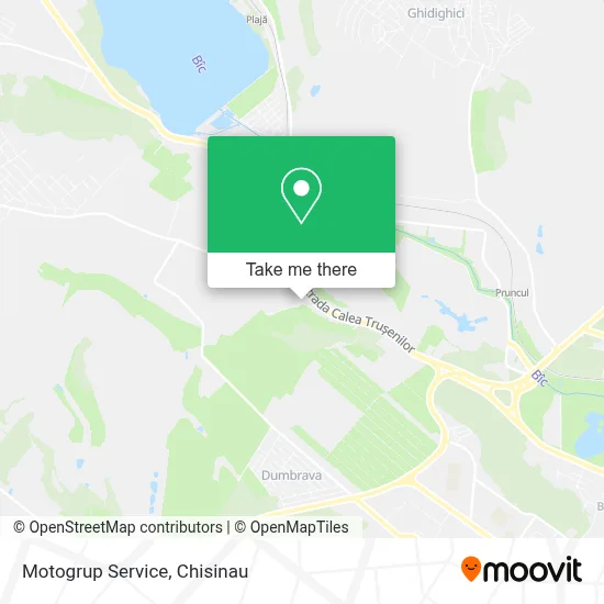 Motogrup Service map