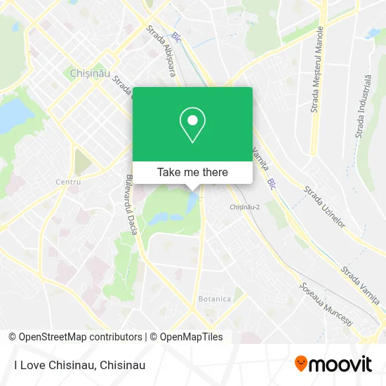 I Love Chisinau map