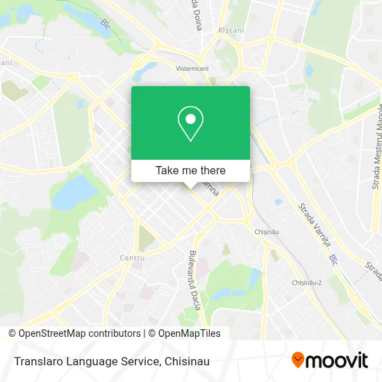 Translaro Language Service map
