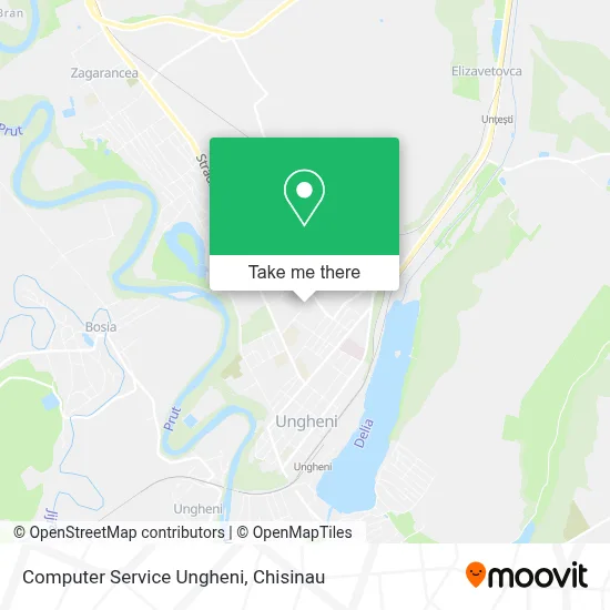 Computer Service Ungheni map