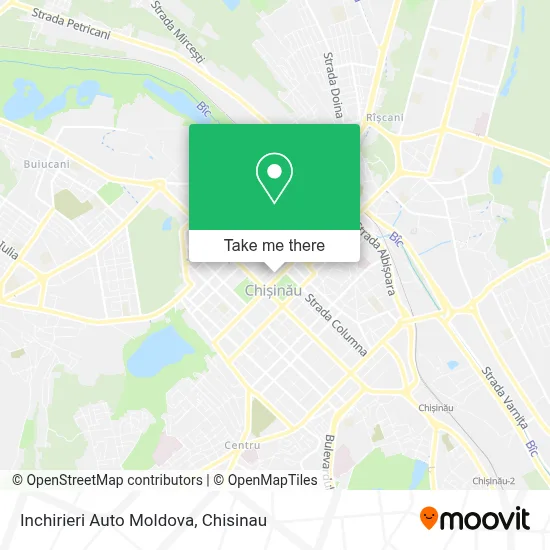 Inchirieri Auto Moldova map
