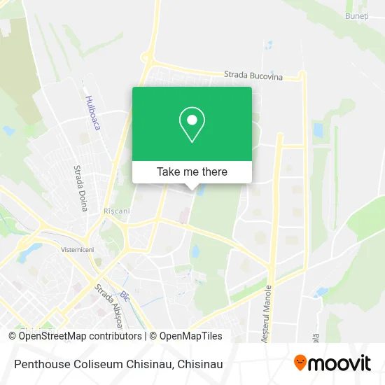 Penthouse Coliseum Chisinau map