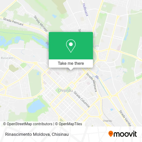 Rinascimento Moldova map
