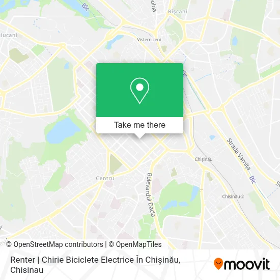 Renter | Chirie Biciclete Electrice În Chișinău map