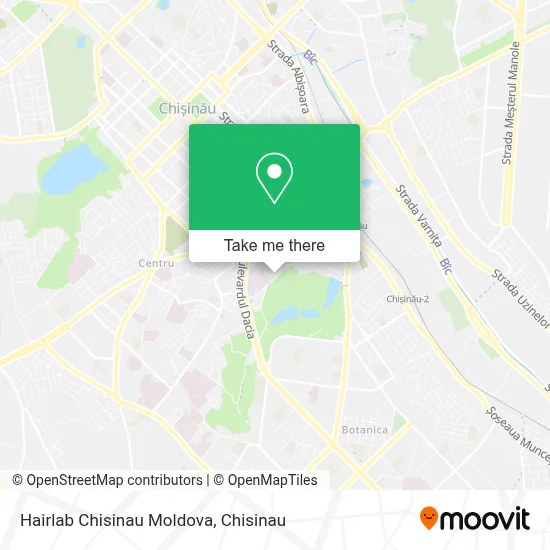 Hairlab Chisinau  Moldova map