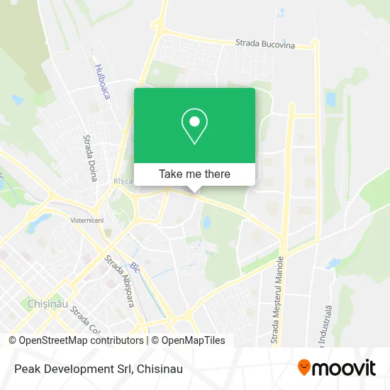 Peak Development Srl map