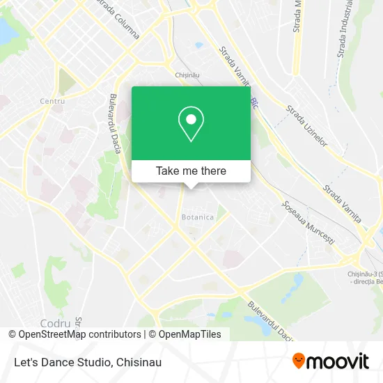 Let's Dance Studio map