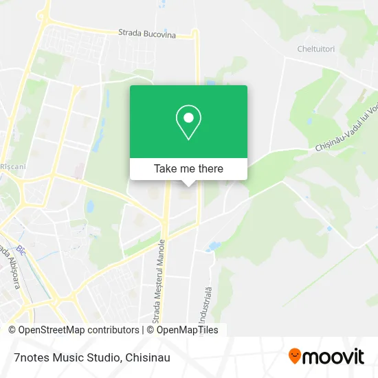 7notes Music Studio map