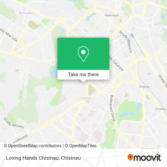Loving Hands Chisinau map