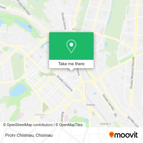 Protv Chisinau map